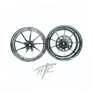 GSXR 360 FAT TIRE CHROME OMNI WHEELS 2009-2020 SUZUKI GSXR 1000