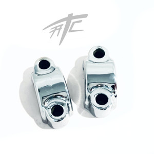 HAYABUSA CHROME OEM HANDLE BAR CLAMPS 1999 SUZUKI HAYABUSA