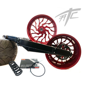 HD NINJA 300 OSD FAT TIRE KIT ILLUSION CHERRY HELLIAN WHEELS 10-15