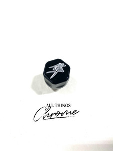 HAYABUSA BLACK CONTRAST KANJI ENGRAVED OIL CAP 2013 SUZUKI HAYABUSA