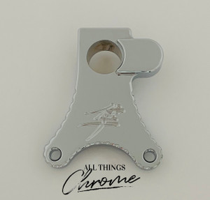 HAYABUSA KANJI ENGRAVED CHROME BRAKE HANGER 2005 SUZUKI HAYABUSA