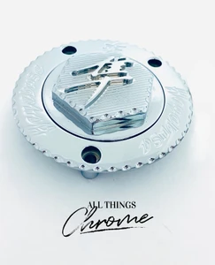 HAYABUSA CHROME KANJI ENGRAVED DIAMOND CUT GAS CAP 2013 SUZUKI HAYABUSA