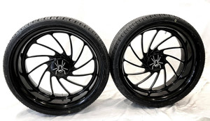 SPYDER 20" SOLID BLACK TURBO WHEELS (2) 2010-2020 CAN-AM SPYDER SPYDER 20" SOLID BLACK TURBO WHEELS (2) 2010-2020 CAN-AM SPYDER