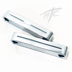 HARLEY CHROME 23" FENDER SPACER BRACKETS 2014 & up FLHT - Electra Glide