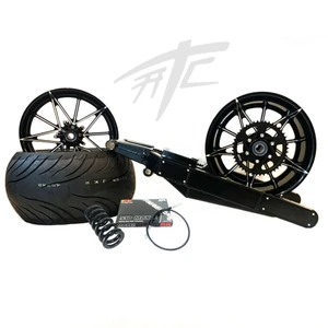 NINJA 360 FAT TIRE KIT BLACK EMPIRE WHEELS STEALTH ARM 12-20 KAWASAKI NINJA ZX14