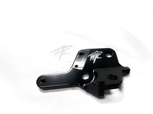 HAYABUSA BLACK CONTRAST CUT ENGRAVED KICKSTAND BRACKET 99-22 SUZUKI HAYABUSA