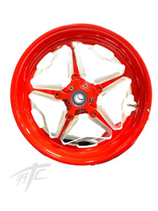 GSXR 360 FAT TIRE RED CONTRAST SPEED STAR WHEELS 01-05 SUZUKI GSXR 600 750