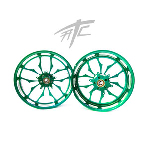 NINJA 330 FAT TIRE SEAFOAM GREEN RECLUSE WHEELS 06-11 KAWASAKI NINJA ZX-14
