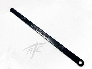 HAYABUSA ENGRAVED SOLID BLACK BRAKE BAR 16" 1999-2007 SUZUKI HAYABUSA