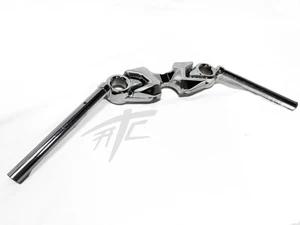 HAYABUSA !!EXCHANGE!! CHROME OEM TRIPLE TREE & HANDLE BARS GEN 3 22-24 HAYABUSA