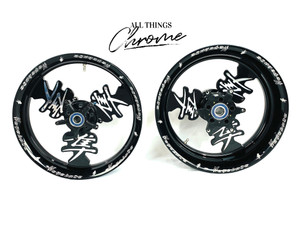 HAYABUSA STOCK SIZE BLACK CONTRAST CUT KANJI WHEELS 2022 SUZUKI HAYABUSA ABS