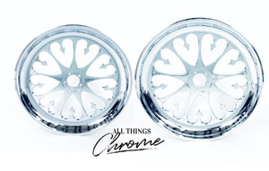 HAYABUSA STOCK SIZE CHROME STILETTO WHEELS 2022-2024 SUZUKI HAYABUSA ABS