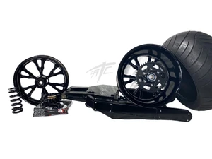 CBR 360 STEALTH FAT TIRE KIT SOLID BLACK VANDETTA WHEELS 2007 CBR1000RR