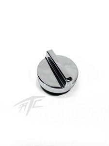 NINJA CHROME SMOOTH OIL CAP/PLUG 06-24 KAWASAKI NINJA ZX-14/ZX-14R