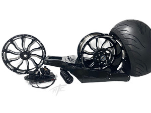BUSA 360 OSD FAT TIRE KIT BLACK CONTRAST INFERNO WHEEL 13-20 SUZUKI HAYABUSA ABS