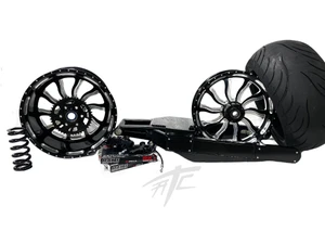 330 FAT TIRE KIT BLACK CONTRAST INFERNO WHEEL 08-20 SUZUKI GSXR 600 750