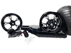 330 STEALTH FATTIRE KIT BLACK CONTRAST ST FIGHTER WHEELS 01-08 SUZUKI GSXR 1000