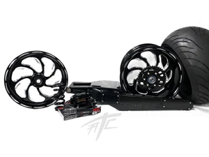 HAYABUSA 360 FAT TIRE KIT BLACK CONTRAST SAMURAI WHEELS 99-07 SUZUKI HAYABUSA