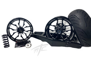 240 STEALTH FATTIRE KIT BLACK CONTRAST RECLUSE WHEELS 12-20 KAWASAKI NINJA ZX-14