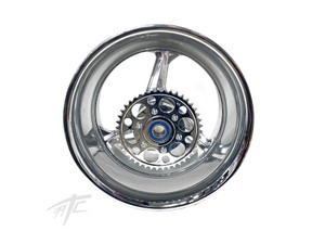 HAYABUSA 360 FAT TIRE CHROME REPLICA WHEEL PACKAGE 2008-2012 SUZUKI HAYABUSA