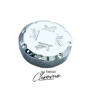 DIAMOND CUT CHROME BRAKE RESERVOIR CAP 1992-2002 KAWASAKI NINJA ZX6