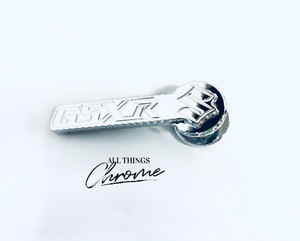 GSXR CHROME DIAMOND CUT RIGHT SIDE EXHAUST PLUG 09-21 SUZUKI GSXR 1000