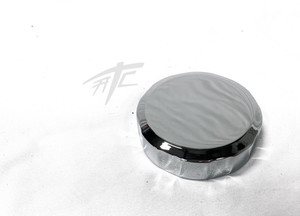 CHROME SMOOTH FRONT BRAKE RESERVOIR CAP FOR 1990-2016 SUZUKI GSXR750