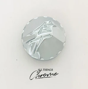 HAYABUSA CHROME 3D KANJI LOGO YOKE PLUG 2002 SUZUKI HAYABUSA
