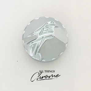 HAYABUSA CHROME 3D KANJI LOGO YOKE PLUG 2012 SUZUKI HAYABUSA