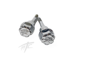 HAYABUSA CHROME ATC ENGRAVED DIAMOND CUT SEAT BOLTS 2002 SUZUKI HAYABUSA