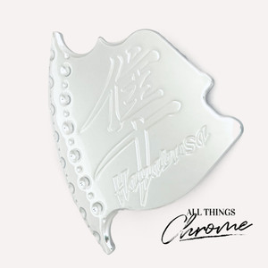 HAYABUSA ENGRAVED CHROME FRONT/RIGHT BRAKE CALIPER COVER 2018 SUZUKI HAYABUSA
