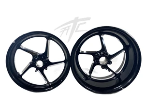 HAYABUSA 330 FAT TIRE BLACK CONTRAST CUT JEDI WHEELS 12-20 KAWASAKI NINJA ZX-14R