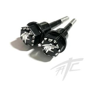 HAYABUSA BLACK CONTRAST DIAMOND CUT ATC SEAT BOLTS 2005 SUZUKI HAYABUSA