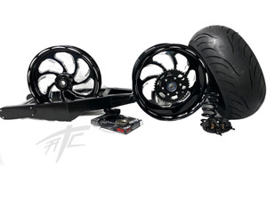 HAYABUSA 240 FAT TIRE KIT BLACK CONTRAST SAMURAI WHEELS 08-12 SUZUKI HAYABUSA