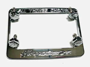 CHROME HAYABUSA LICENSE PLATE FRAME W/CHROME LICENSE PLATE BOLTS 99-22 SUZUKI