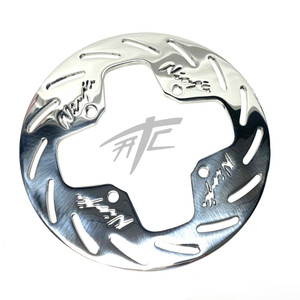 ZX-14 POLISHED REAR BRAKE ROTOR FITS ALL KAWASAKI NINJA ZX-14 ZX-14R