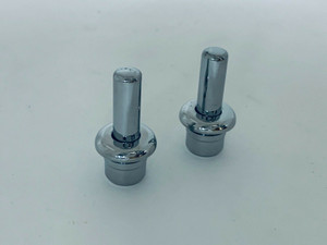 CHROME DOOR LOCK BEZELS (2 PIECES) FITS ALL 2019-2022 GMC SIERRA