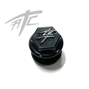HAYABUSA BLACK CONTRAST 3D KANJI EXHAUST PLUG 2008-2020 SUZUKI HAYABUSA