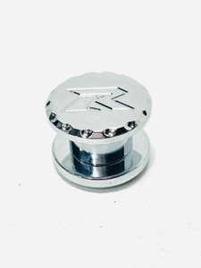 CHROME DIAMOND CUT "R" EXHAUST PLUG ALL SUZUKI GSXR 600/750/1000