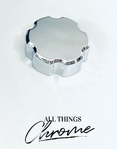 CHROME RADIATOR CAP COVER SMOOTH ALL GMC SIERRAS