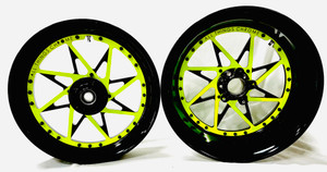 HAYABUSA 300 BLACK-GREEN SWITCHBACK WHEELS 99-07 SUZUKI HAYABUSA