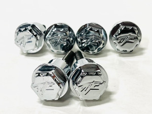 BUSA ATC ENGRAVED CHROME FRONT FENDER BOLTS (6) 99-07 SUZUKI HAYABUSA