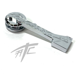 HAYABUSA CHROME DIAMOND CUT LEFT SIDE EXHAUST PLUG 2022-2024 SUZUKI HAYABUSA ABS