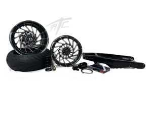 HAYABUSA 240 FAT TIRE KIT STEALTH ARM GREY MAYHEM WHEELS 22-24 SUZUKI HAYABUSA