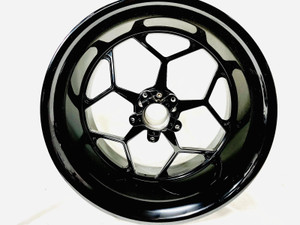 KAWASAKI 240 FAT TIRE BLACK REPLICA WHEEL PACKAGE 2012-2020 KAWASAKI NINJA ZX14R