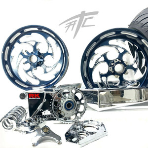 360 OSD FATTIRE KIT MISTY MIDNIGHT SHREDDER CHROME ARM 12-22 KAWASAKI NINJA ZX14