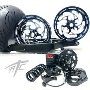 330 OSD FAT TIRE KIT MISTY MIDNIGHT SHREDDER BLACK ARM 06-07 SUZUKI GSXR 600 750
