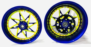 STOCK SIZE PURPLE & NEON SWITCHBACK WHEELS 08-20 SUZUKI GSXR 600 750