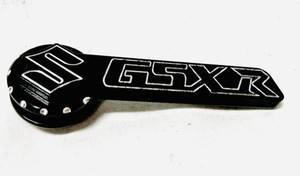 GSXR BLACK DIAMOND CUT LEFT SIDE EXHAUST PLUG 01-07 SUZUKI GSXR 600