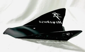 HAYABUSA KANJI ENGRAVED BLACK BELLY WING 14 3/8" 99-07 SUZUKI HAYABUSA